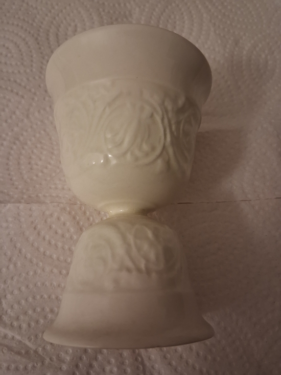 Wedgwood Other - Wedgwood Cream Embossed Ceramic Vase